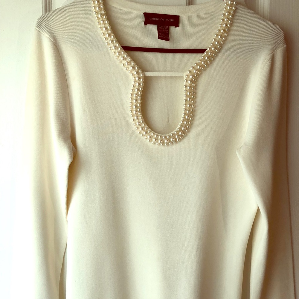 Cable and Gauge Sweater